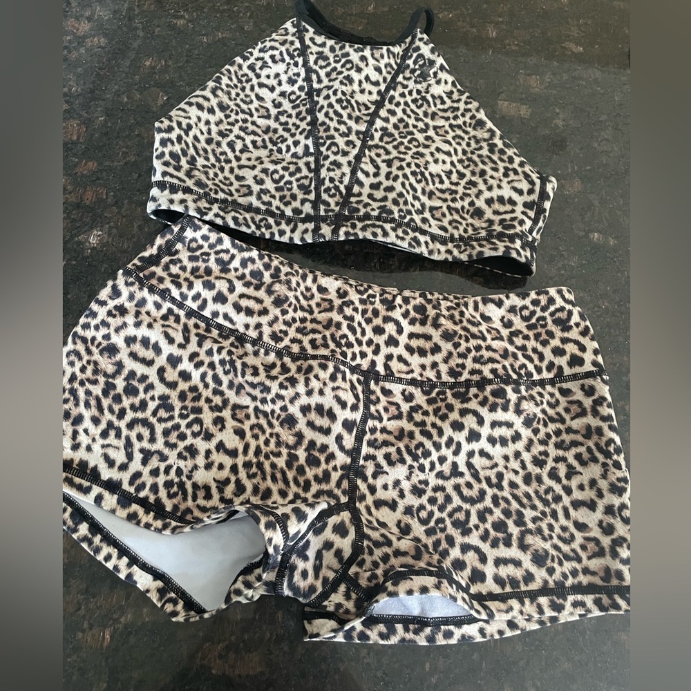 Savage Barbell Leopard Set